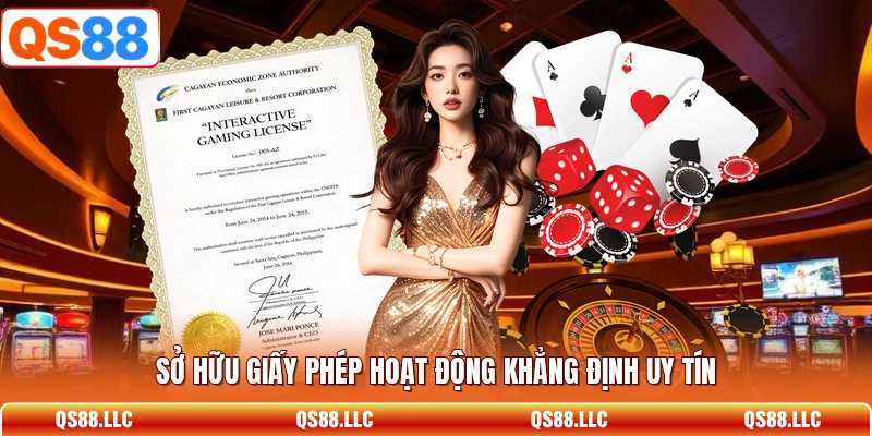 Sở hữu giấy phép hoạt động khẳng định uy tín